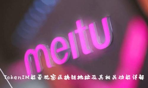 TokenIM能否观察区块链地址及其相关功能详解
